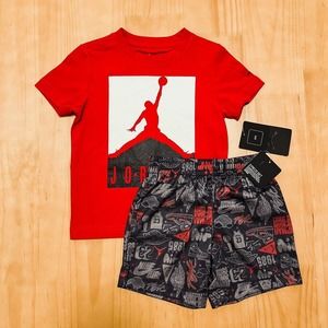 Nike Air Jordan T-shirt and Shorts Set